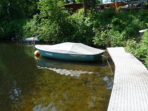 Ferienhaus Lanzer See Bootssteg